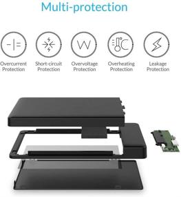 img 1 attached to ⚙️ Secure and Portable ORICO USB 2.5 Enclosure SATA External Drive Enclosure for HDDs and SSDs up to 4TB – Tool Free, UASP Supported, Compatible with PS4, Xbox, Samsung, WD, Seagate – Model 2588B LUE