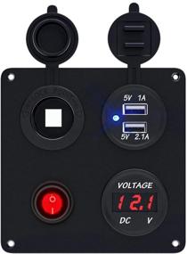 img 4 attached to TURN RAISE Aluminum Voltmeter Motorcycle