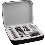 🧳 premium storage case for philips norelco multigroom series 7000 - ideal fit for trimmer mg7750/49, 18 attachments, and accessories (box only) logo