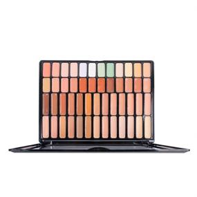 img 4 attached to 🎨 VERONNI 50 Color Cream Concealer Palette: Ultimate Professional Contour Makeup Cosmetic Palette for Salon and Daily Use – Contouring Foundation Kit (50 color concealer)