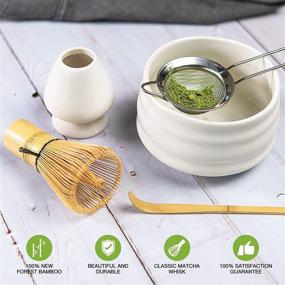 img 3 attached to 🍵 Marce Japanese Matcha Tea Set: Handmade Matcha Ceremony Kit (5 Pcs) for Authentic Matcha Experience