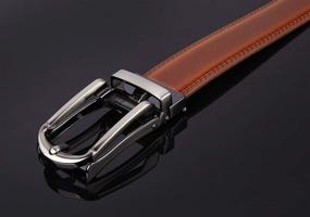 img 2 attached to 👔 Men's Genuine Leather Automatic Ratchet Accessories by Sportoli