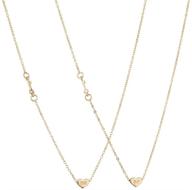 👫 stylish goldtone friends necklace: must-have boy's jewelry by lux accessories logo