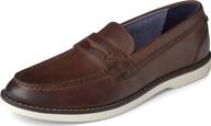 sperry newman penny loafer brown men's shoes logo