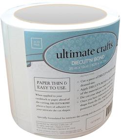 img 1 attached to 🔥 Ultimate Crafts Diecut'N Bond Double-Sided Tape 4.72"x82'-Clear by Artdeco Creations 157644