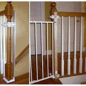 img 1 attached to 🚪 Effortless Stairway Gate Installation Kit (K12) by KidCo: Secure Your Home with Ease