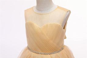 img 1 attached to 👸 Glamulice Sparkling Princess Bridesmaid Ballgown Girls' Dress in Clothing