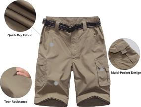 img 2 attached to FLYGAGA Quick Outdoor Convertible Trail Outdoor Recreation in Hiking & Outdoor Recreation Clothing