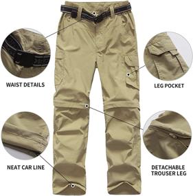 img 1 attached to FLYGAGA Quick Outdoor Convertible Trail Outdoor Recreation in Hiking & Outdoor Recreation Clothing