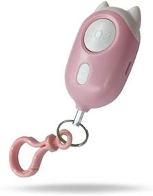 img 4 attached to Pie Personal Security Alarm Pink Аккумуляторная