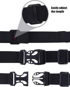 img 2 attached to 🏅 JOVITEC Race Number Belt with Gel Loop Pockets - Ideal for Running, Cycling, Triathlon, and Marathon (Black)