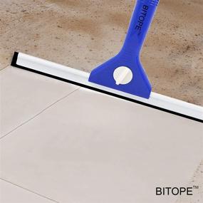 img 1 attached to 🧼 BITOPE 59" Long-Handled Window Squeegee with 3 Replaceable Water Squeegee Blades - Ideal for Shower Glass, Car Windows, Tiles (Blue)