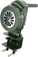 📢 homend clamp mount handheld air raid siren - 110db self protection security alarm siren for home - loud crank operated aluminum alloy siren (110db clamp mount) logo