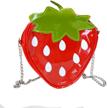 mily messenger summer handbag strawberry logo