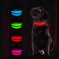 🐶 stay visible and safe with led dog collars - waterproof usb rechargeable flashing collars for dogs logo