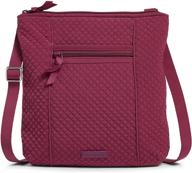 👜 vera bradley microfiber hipster crossbody purse for women logo