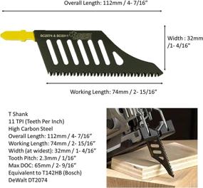 img 2 attached to SabreCut JSSC2074_3 Cutting DT2074 Jigsaw