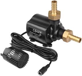 img 4 attached to 🐠 Efficient DC12V Submersible Clear Water Pump: Adjustable Power, 14½ ft Lift, 210 GPH, for Aquariums, Fish Tanks, Rockeries & More