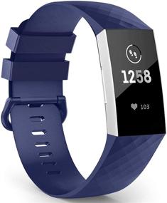 img 4 attached to 💦 Водонепроницаемые ремешки ZALAVER: идеальная замена для Fitbit Charge 4/3/3 SE - классические и специальные издания спортивные браслеты