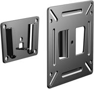 🖥️ highly durable tetvik monitor wall mount - suitable for 14-24" tvs & computers - universal low profile rv tv wall mount with vesa up to 100x100mm - max weight 30lbs - perfect fit for 15, 19, 20, 22, & 23 inch camper small monitors logo