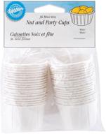 🥜 wilton mini white nut and party cups logo