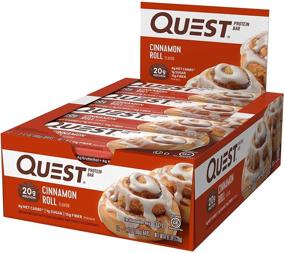 img 3 attached to 🍫 Quest Nutrition Protein Bar: High Protein, Gluten Free, 12-Count Variety Pack, Cinnamon Roll Flavor – 25.4 Oz