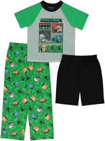 img 4 attached to Minecraft Boys Pajama Creeper Sketch Boys' Clothing