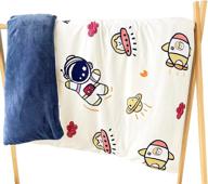 j pinno astronaut polyester coverlet decoration logo