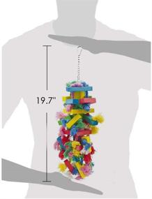 img 1 attached to 🦜 ZOHOKO Parrot Skill Training Educational Interactive Toys: Building Blocks, Nibbling & Foraging Fun for Conures, Budgies, and Lovebirds