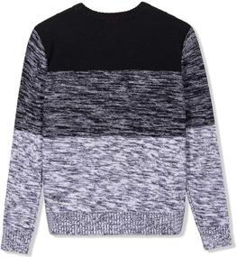 img 3 attached to 👕 BOBOYOYO Sweater Sleeve Round Pullover: Stylish Boys' Clothing and Sweaters for Extra Comfort