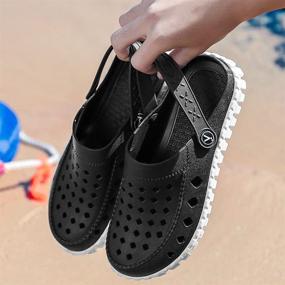 img 1 attached to Beister Anti Slip Breathable Sandals Slippers Men's Shoes