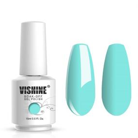 img 4 attached to Vishine Gelpolish Soak Off Manicure Turquoise