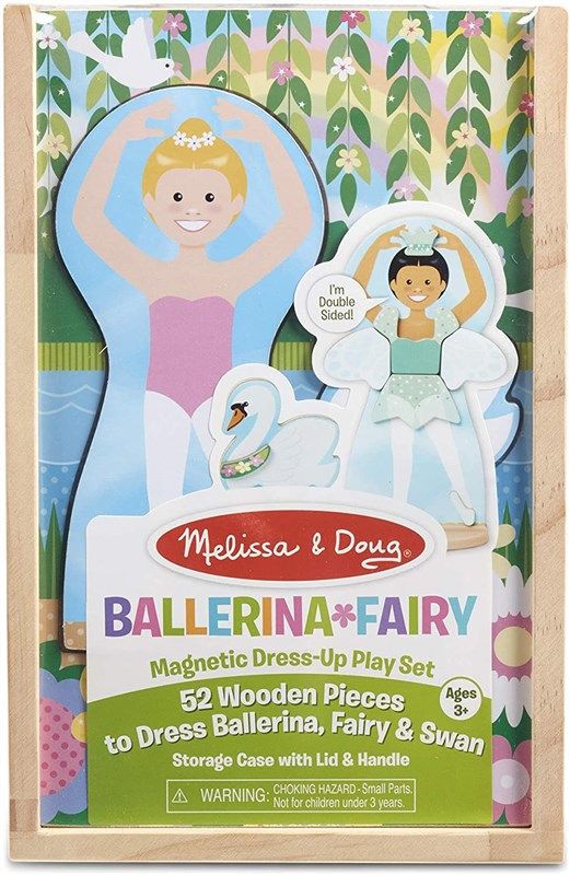melissa doug ballerina magnetic double sided 로고