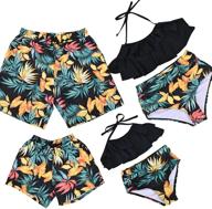 7-8 years boys' clothing: purfeel swimming trunks match logo