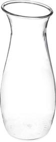 img 3 attached to 🧃 Clear Plastic Carlisle 7090207 Cascata Carafe Juice Jar Beverage Decanter - 1L Capacity