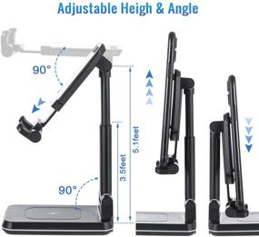 img 1 attached to Wireless Charging Foldable Compatible Etc，Black