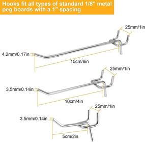 img 3 attached to AConnet Pegboard Shelving Assortment Perforated