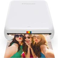 зинк поляроид zip беспроводный мобильный фото-мини-принтер (белый) совместим с ios &amp. логотип