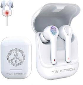 img 4 attached to 🎧 Беспроводные наушники Twixitech G9 PRO True Wireless: 5.0 Bluetooth с двойным микрофоном, восемь часов воспроизведения и защита от воды IPX7.