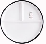 circular ceramic divided luncheon plate by cocome logo