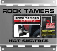 🔥 rock tamers rt230: black standard heat shield for better engine optimization logo