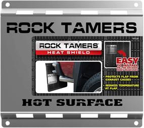 img 4 attached to 🔥 Rock Tamers RT230: Black Standard Heat Shield for Better Engine Optimization