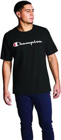 img 4 attached to 👕 Champion Graphic Jersey Black: Stylish Men's Clothing in Large Size | T-Shirts and Tanks