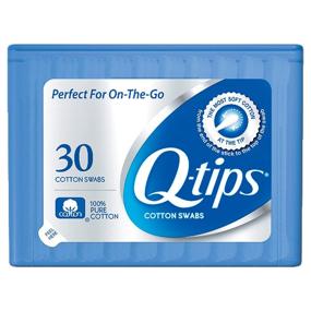 img 3 attached to 💙 Q-tips Swabs Travel Pack, Blue, 30 Count