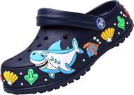 comfortable aquarium designed lightweight non slip boys' shoes : clogs & mules логотип