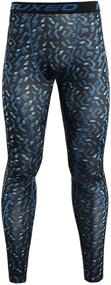 img 3 attached to ARSUXEO Men's Compression Tights: Enhance Performance with K3 Running Pants Leggings