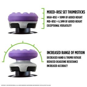 img 2 attached to Enhanced Gaming Experience with KontrolFreek FPS Freek Galaxy Purple Thumbsticks for Xbox One and Xbox Series X Controller