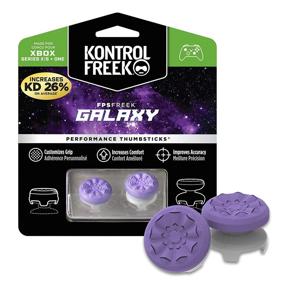 img 4 attached to Enhanced Gaming Experience with KontrolFreek FPS Freek Galaxy Purple Thumbsticks for Xbox One and Xbox Series X Controller