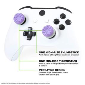 img 1 attached to Enhanced Gaming Experience with KontrolFreek FPS Freek Galaxy Purple Thumbsticks for Xbox One and Xbox Series X Controller