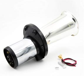 img 2 attached to 🚗 weishine- Silver Antique Vintage Classic Old Car Air Horn Ahooga OOGA 12V '110dB' - Clear Sound for Effective Vehicle Alert